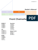 Front Chainwheel: Dealer's Manual