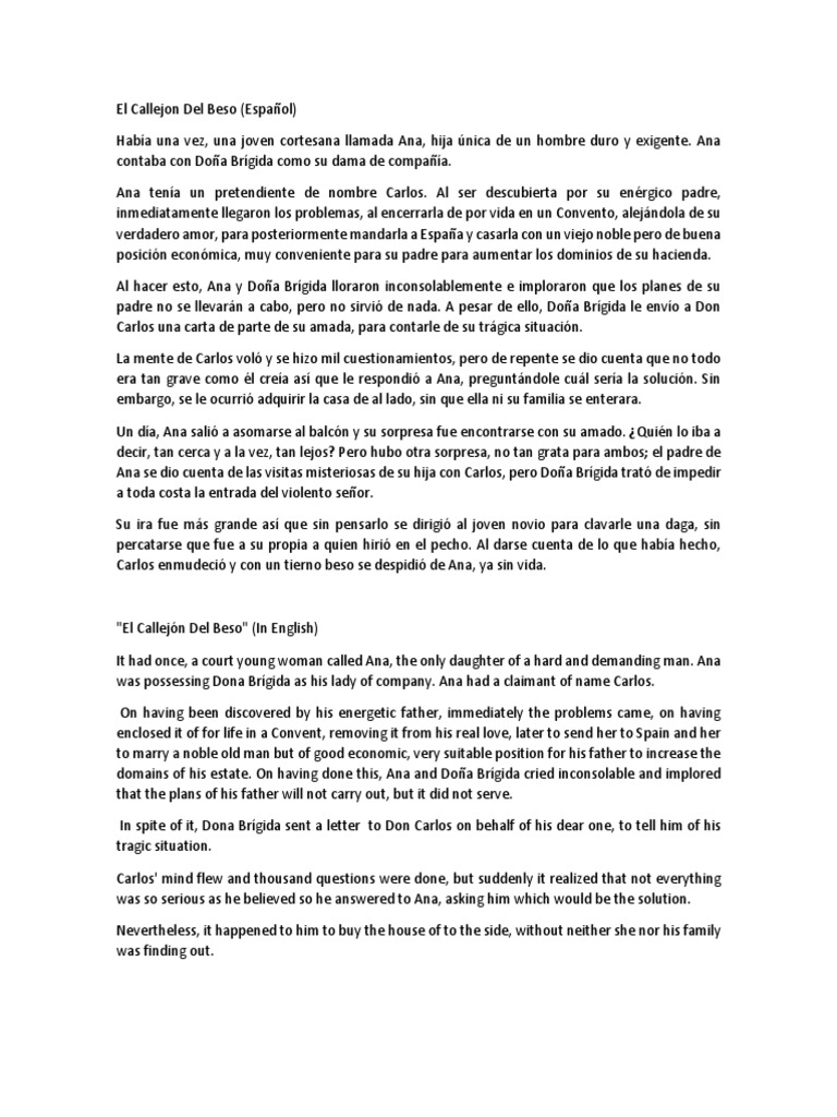 Leyendas en Ingles y Español PDF