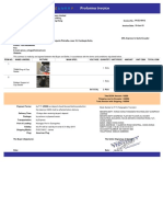 Proforma Invoice for Cup Sealer Parts Shipment to Ecuador