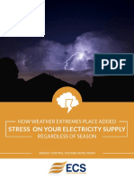 Weather Extremes Stress Electricity Supply