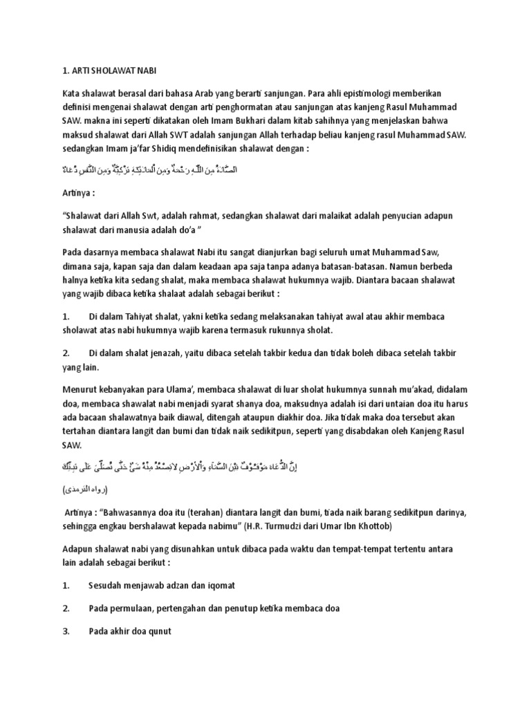 Kitab Sholawat Kubro