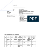 Format Daftar Riwayat Hidup Tenaga Ahli