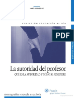 La Autoridad Del Profesor