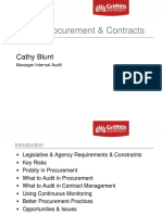 Auditing Procurement and Contracts