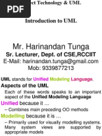 Object Technology & UML