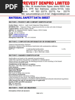 Material Safety Data Sheet: Section 1: Product and Company Identification