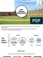 Individual - Parent - Teacher - Meeting - IPTM - Software Specifications - Post Meeting