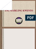 Ang Maikling Kwento NG Mag-Aaral PPT