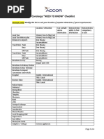Concierge "NEED TO KNOW" Checklist