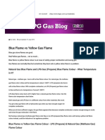 LPG Gas Flame