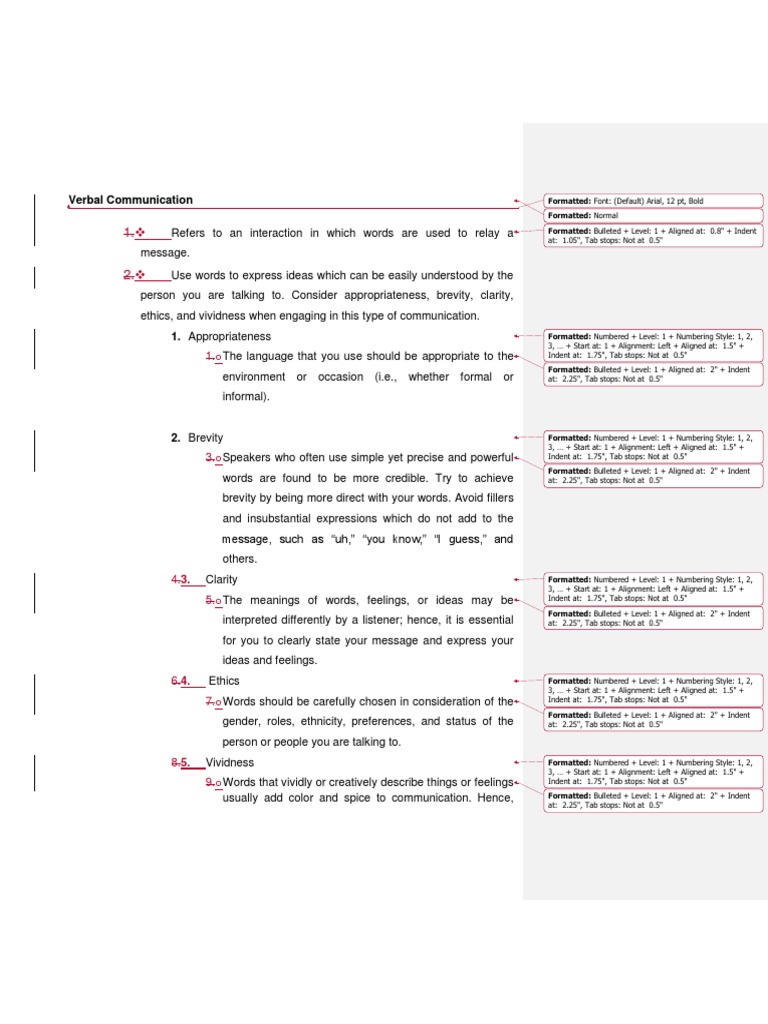 Effective Verbal and Nonverbal Communication | PDF | Nonverbal ...