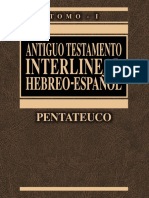 Tomo I Antiguo Testamento Interlineal Hebreo Espanol Tomo I Pentateuco PDF