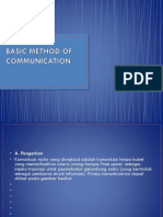 Basic Method of Communication