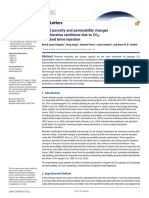 Rapid Porosity and Permeability Changes