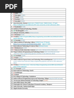 List of M.tech College