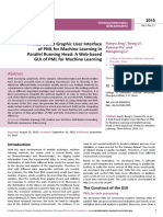 A Webbased Graphic User Interfaceof PML For Machine Learning Inparallel Running Head A Webbasedgui of PML For Machinelearning