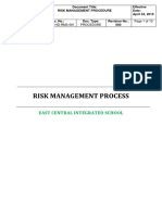 Risk Management Procedure