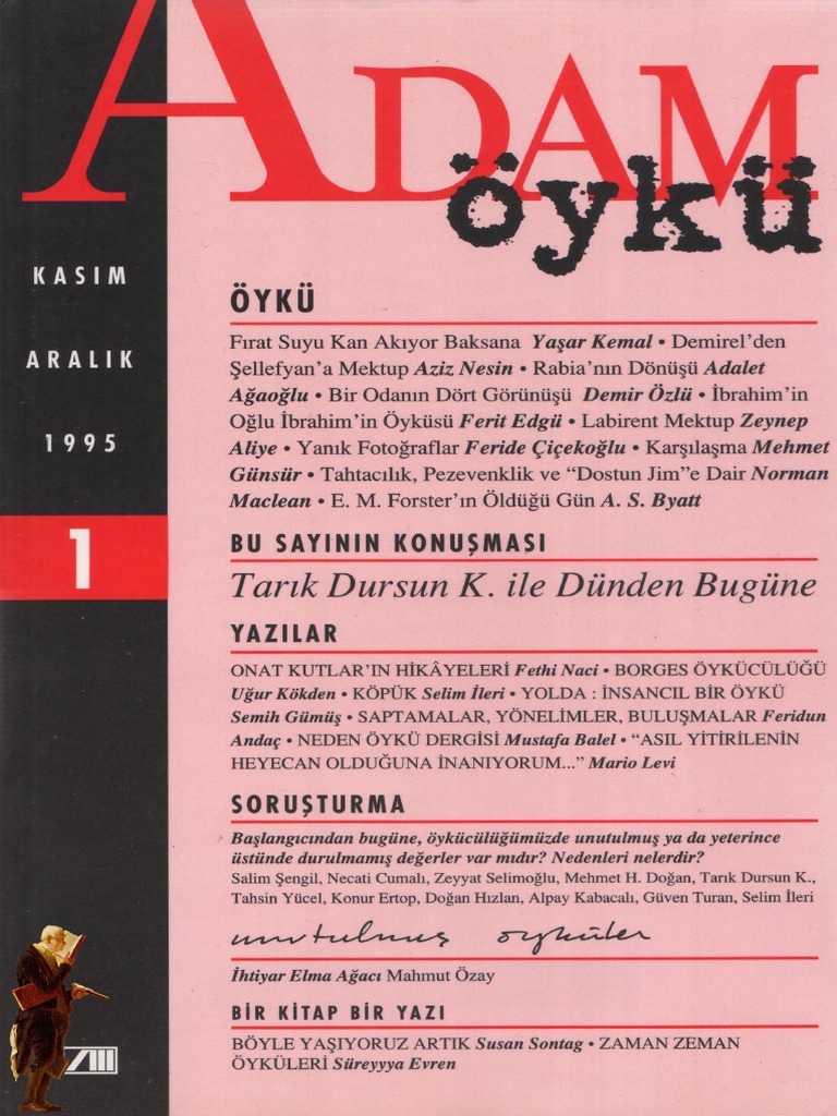 Adam Yayinlari Adam Oyku 01 Kasim Aralik 1995 Pdf Pdf