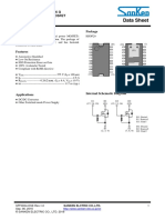 SPF0004 Data Sheet: V = 275 V, R = 0.26 Ω Dual N-channel Power MOSFET