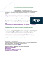 Testing and Commissioning Procedure For Air-Conditioning, Refrigeration ..