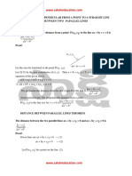 Distance formulas and angle relationships