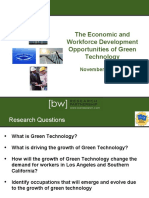The Economic and Workforce Development Opportunities of Green Technology
