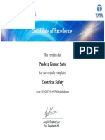 Electrical Safety: Pradeep Kumar Sahu