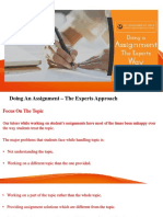 Doing Assignment Expert Way (www.myassignmenthelp.com)