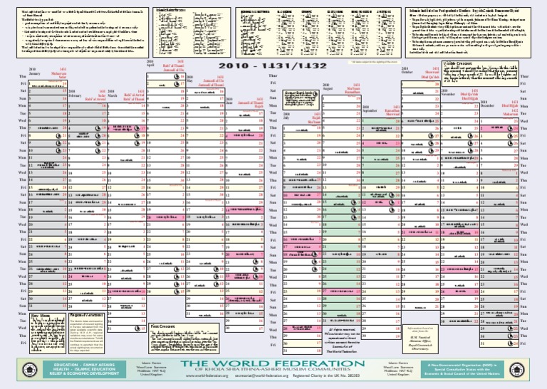 2010 CALENDAR WITH ISLAMIC DATES PDF DOWNLOAD visual data 8