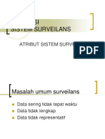 Evaluasi Sistem Surveilans