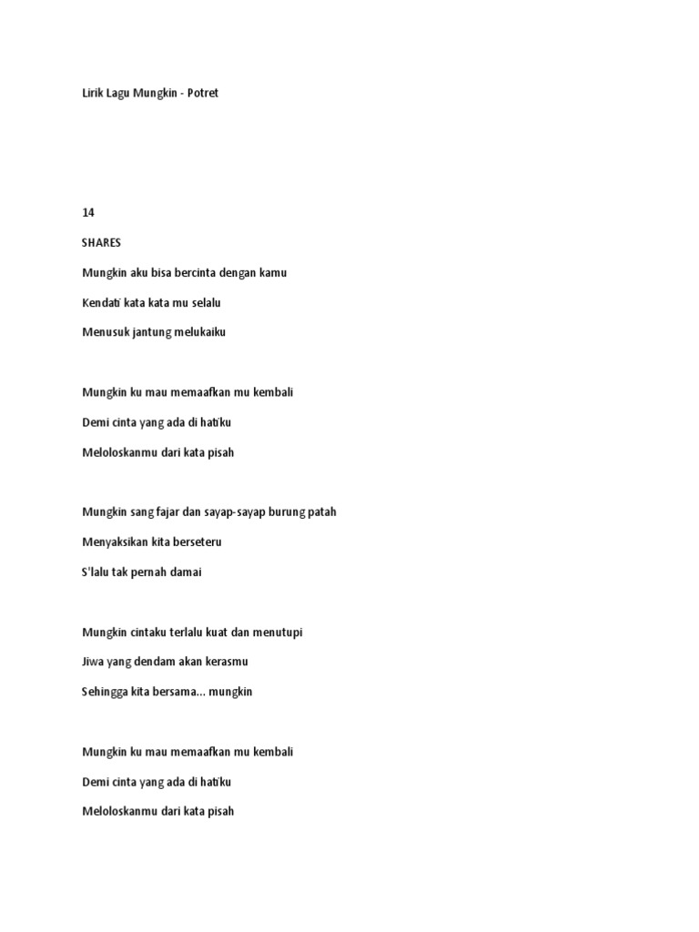 Lirik Lagu Mung Wps Office Pdf