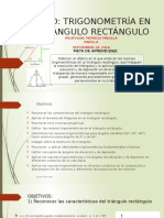 Trigonometría en El Triángulo Rectángulo 