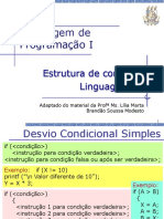 Aula 04 - Estrutura de Controle - Linguagem C