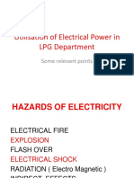 Use of Electrical Power in LPG