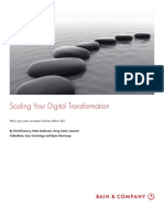 Bain Brief Scaling Your Digital Transformation PDF