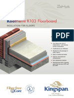 K103 Floorboard: Insulation For Floors