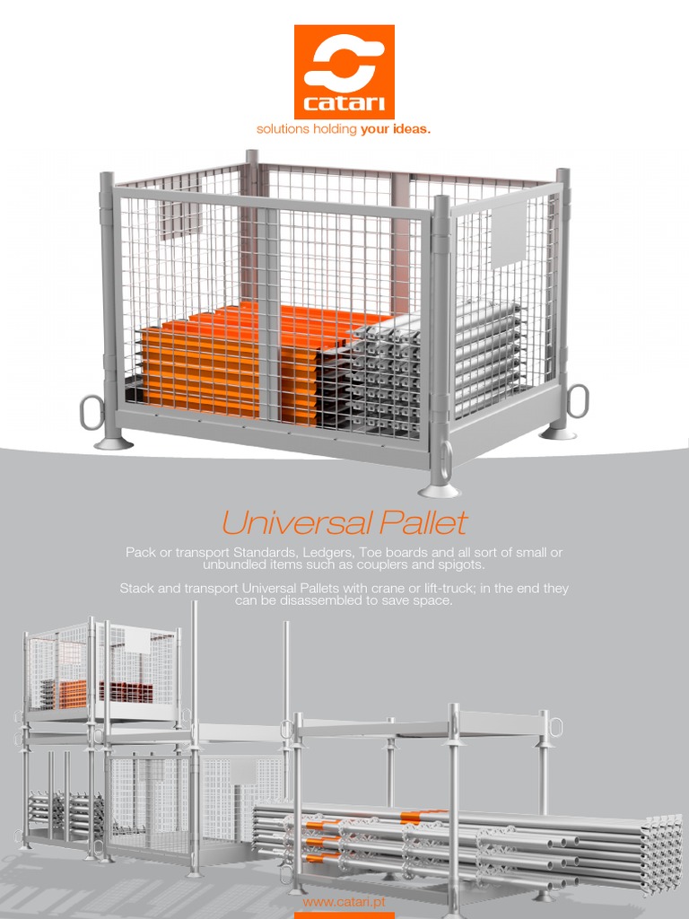 Catari Scaffolding Universal Pallet | PDF | Scaffolding | Equipment