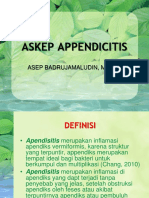 Askep Appendicitis