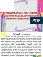 Perkembangan Politik Dan Ekonomi Pada Masa Presiden Megawati