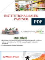 Institutional Sales Presentation