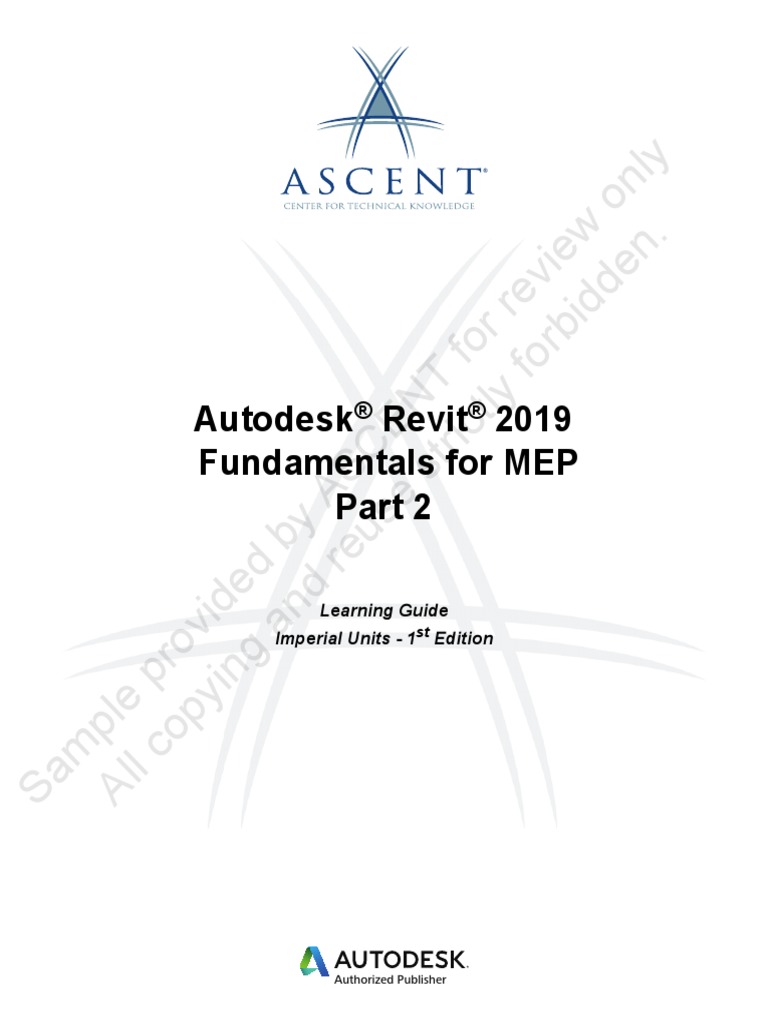 Revit Mep 2019 Fund Imp-Toc2 | PDF | Autodesk | Computing And ...