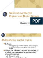 Multinational Market Regions and Groups