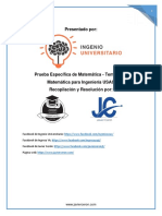 Solución Prueba Específica de Matemática - Temario 41 PDF