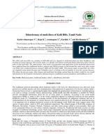 Ethnobotany of Mediflora of Kolli Hills Tamil Nadu PDF