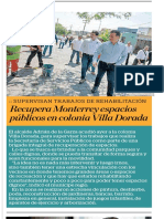 19-07-19 Recupera Monterrey espacios públicos en colonia Villa Dorada