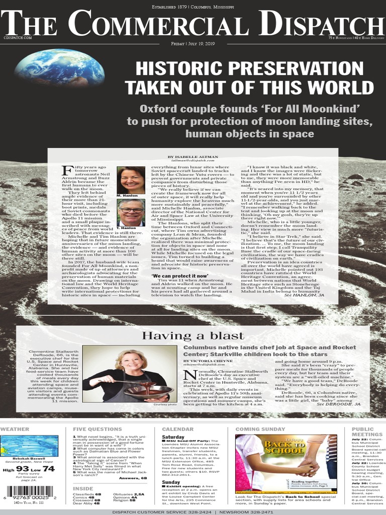 The Commercial Dispatch Eedition 7-19-19 | PDF | United States Postal ...