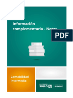 Información Complementaria - Notas