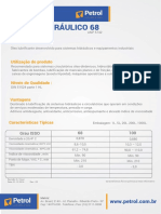 Óleo hidráulico 68 para sistemas industriais