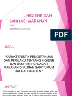 Jurnal Higiene Dan Sanitasi Makanan