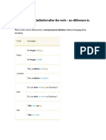 Gerunds and Inifinitives - Imprimir - 2 Veces